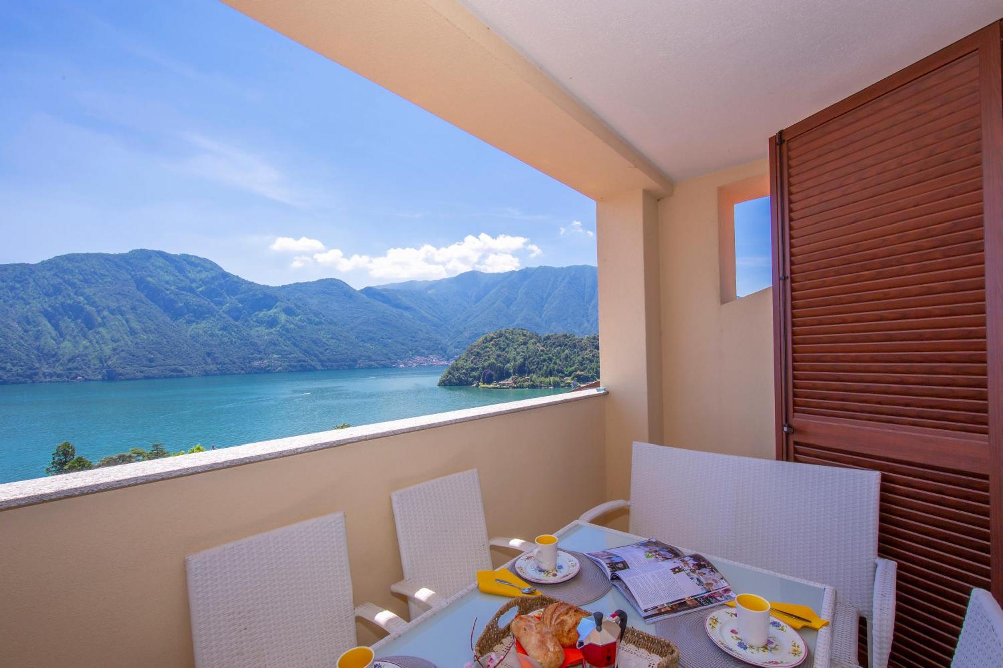 Ferienwohnung Como Lake Modern Apartament Ulivi Mezzegra Exterior foto